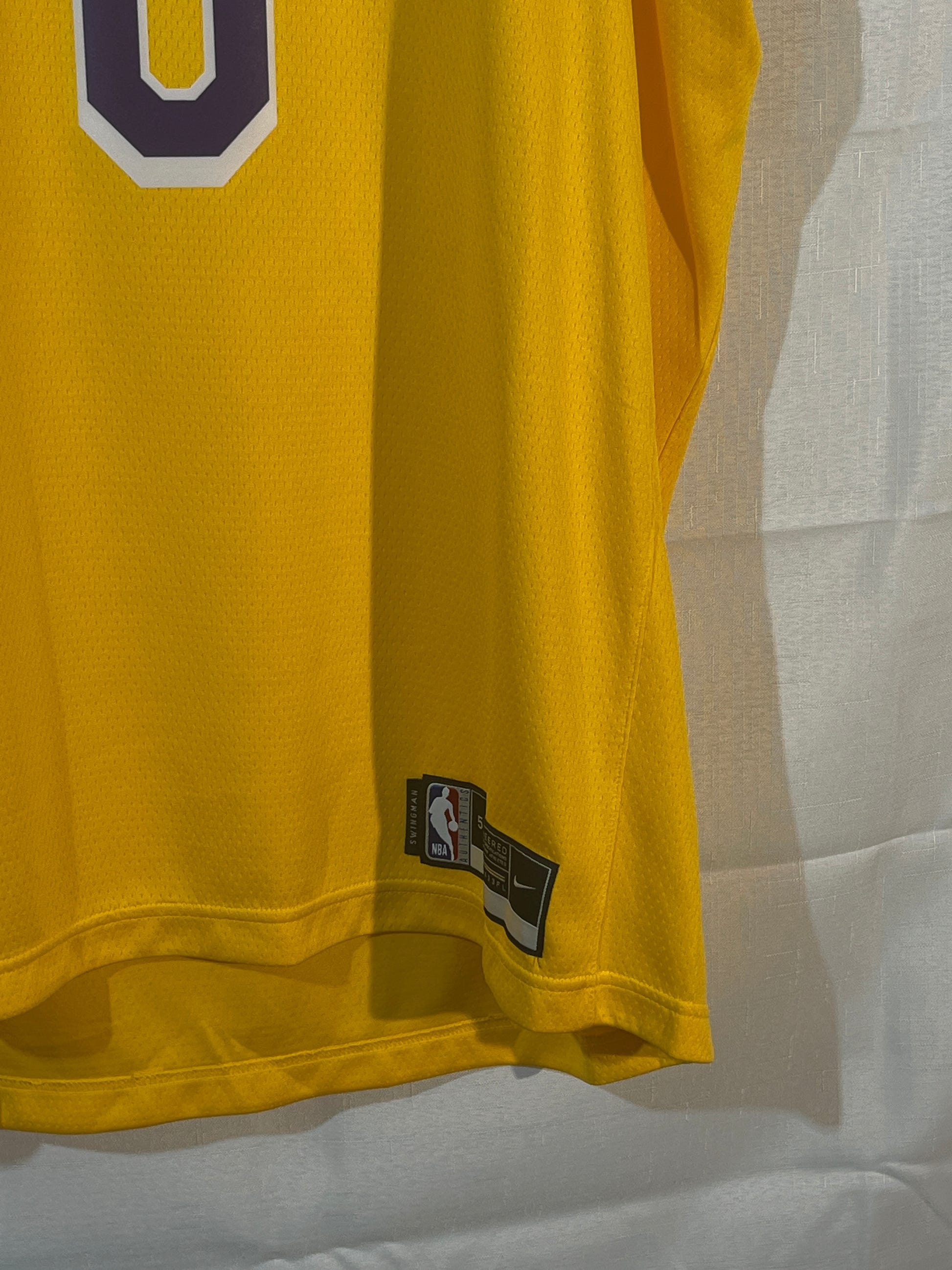 Russel Westbrook Jersey Mens XL 52 Los Angeles LA Lakers 00 Swingman CW3669-741 image 4