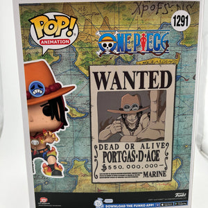 Funko POP! Animation One Piece Ace #1291 - Special Edition - Deluxe Vinyl FRENLY BRICKS - Open 7 Days