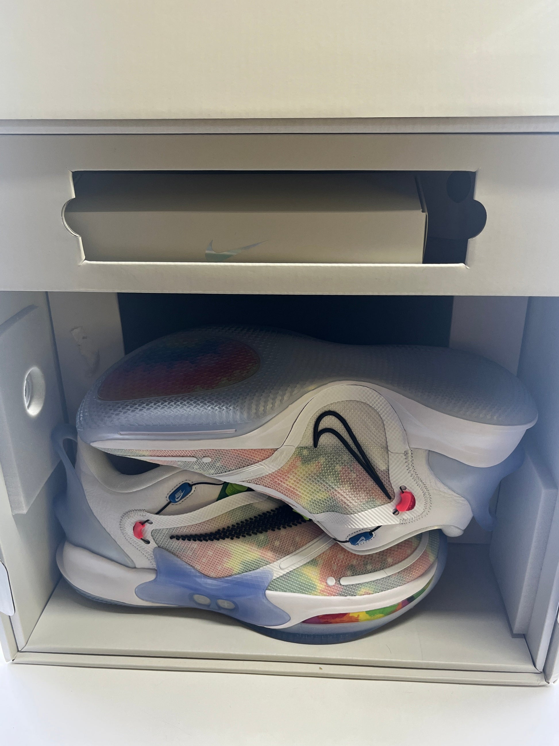 Nike Adapt BB 2.0 Men's Basketball Shoes Tie Dye, White, Size 12 FRENLY BRICKS - Open 7 Days