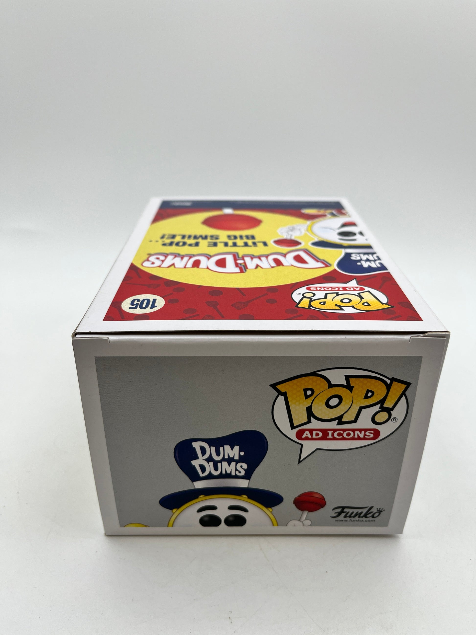 Funko POP! Ad Icons Dum•Dums - Dum-Dums Drum Man #105 - Fall Limited Edition FRENLY BRICKS - Open 7 Days