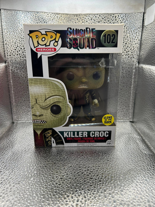 Funko Pop Vinyl Suicide Squad #102 Killer Croc FRENLY BRICKS - Open 7 Days