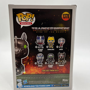 Funko POP! Movies Transformers Rise Of The Beast - Rhinox #1378 - Special Edition FRENLY BRICKS - Open 7 Days
