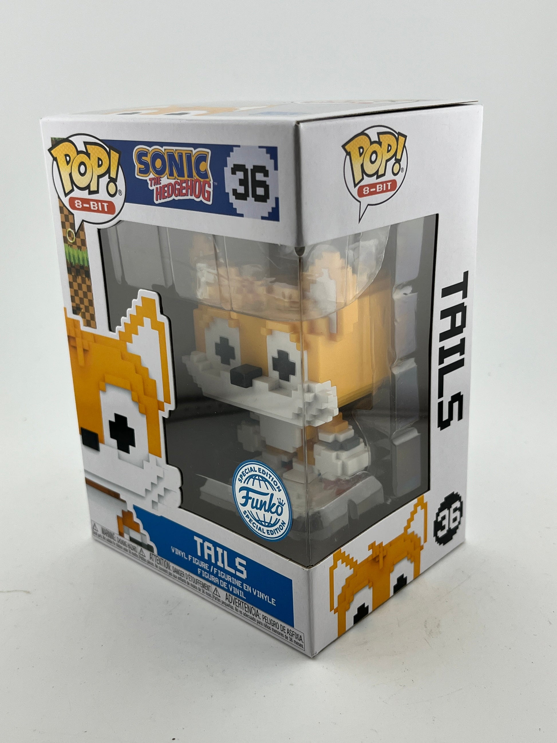 Funko POP! 8-Bit Sonic The Hedgehog - Tails #36 - Special Edition FRENLY BRICKS - Open 7 Days