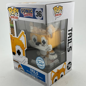 Funko POP! 8-Bit Sonic The Hedgehog - Tails #36 - Special Edition FRENLY BRICKS - Open 7 Days