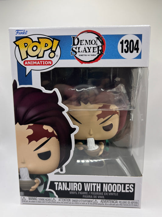 Funko Pop! Vinyl: Demon Slayer: Kimetsu no Yaiba - Tanjiro With Noodles #1304 FRENLY BRICKS - Open 7 Days