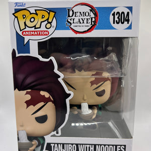 Funko Pop! Vinyl: Demon Slayer: Kimetsu no Yaiba - Tanjiro With Noodles #1304 FRENLY BRICKS - Open 7 Days