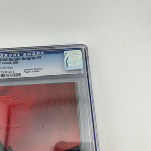 DC Comics - Batman: The Dark Knight Returns #4 –  CGC 9.6 FRENLY BRICKS - Open 7 Days