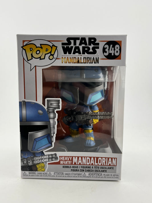 Funko POP! The Mandalorin- Heavy Infantry: Mandalorin #348 - Vinyl Collectable FRENLY BRICKS - Open 7 Days