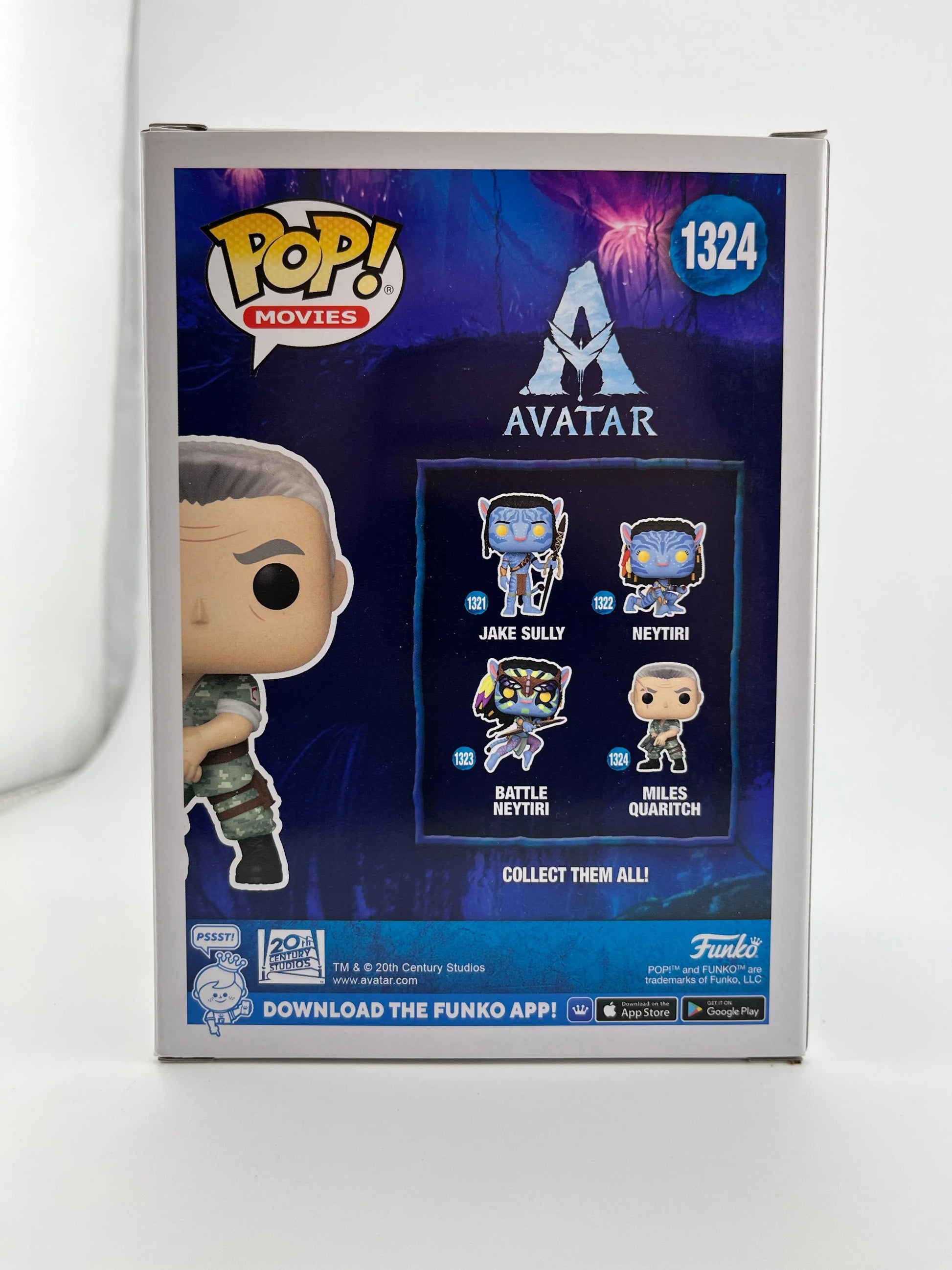 Funko POP! Movies Avatar Miles Quaritch #1324 - Vinyl Collectable FRENLY BRICKS - Open 7 Days