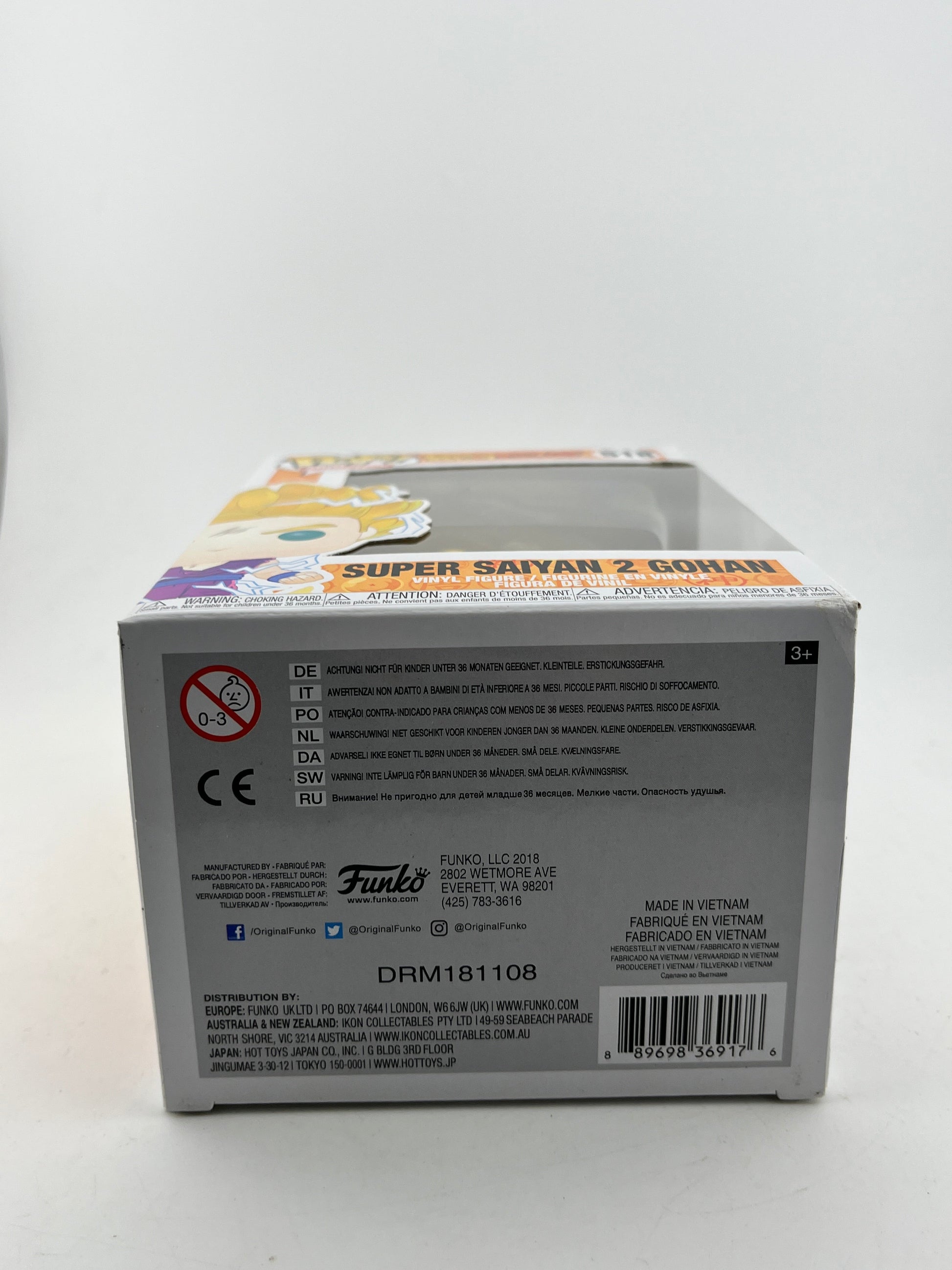 Funko POP! Animation DragonBall Z - Super Saiyan 2 Gohan #518 - Vinyl Collectable FRENLY BRICKS - Open 7 Days