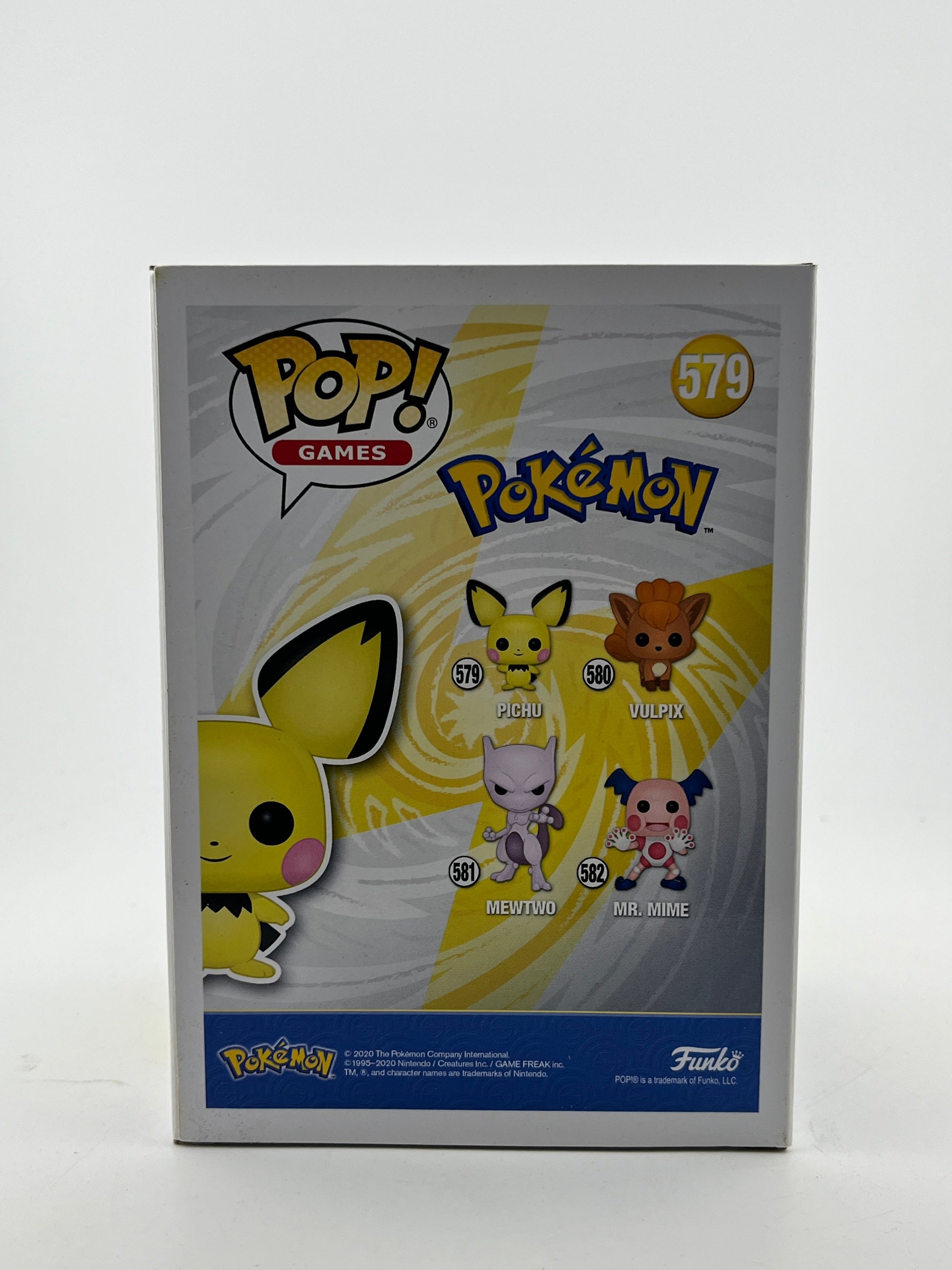 Funko POP! Games Pokémon - Pichu #579 - Flocked 2020 Limited Edition Exclusive FRENLY BRICKS - Open 7 Days