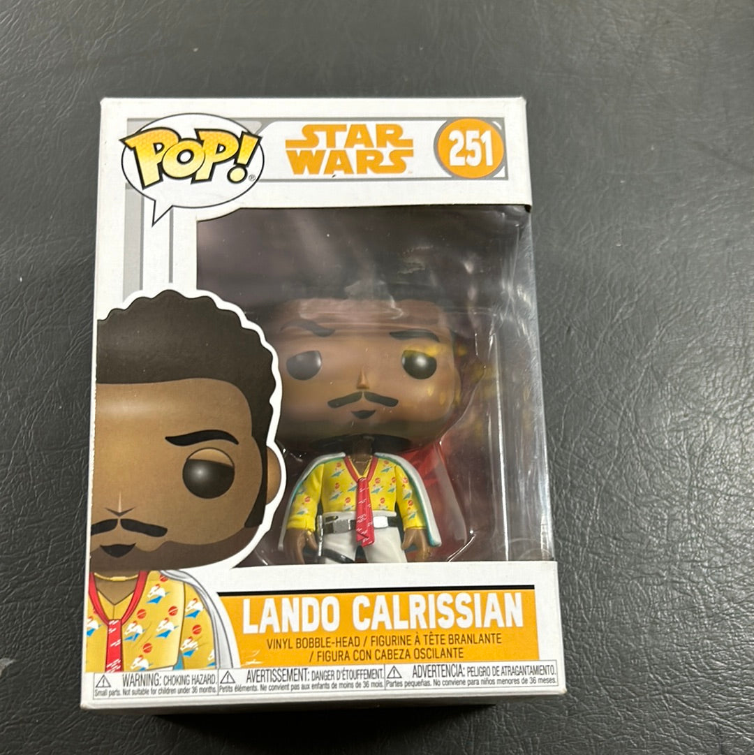 Pop Vinyl 251 Star Wars Lando Calrissian FRENLY BRICKS - Open 7 Days