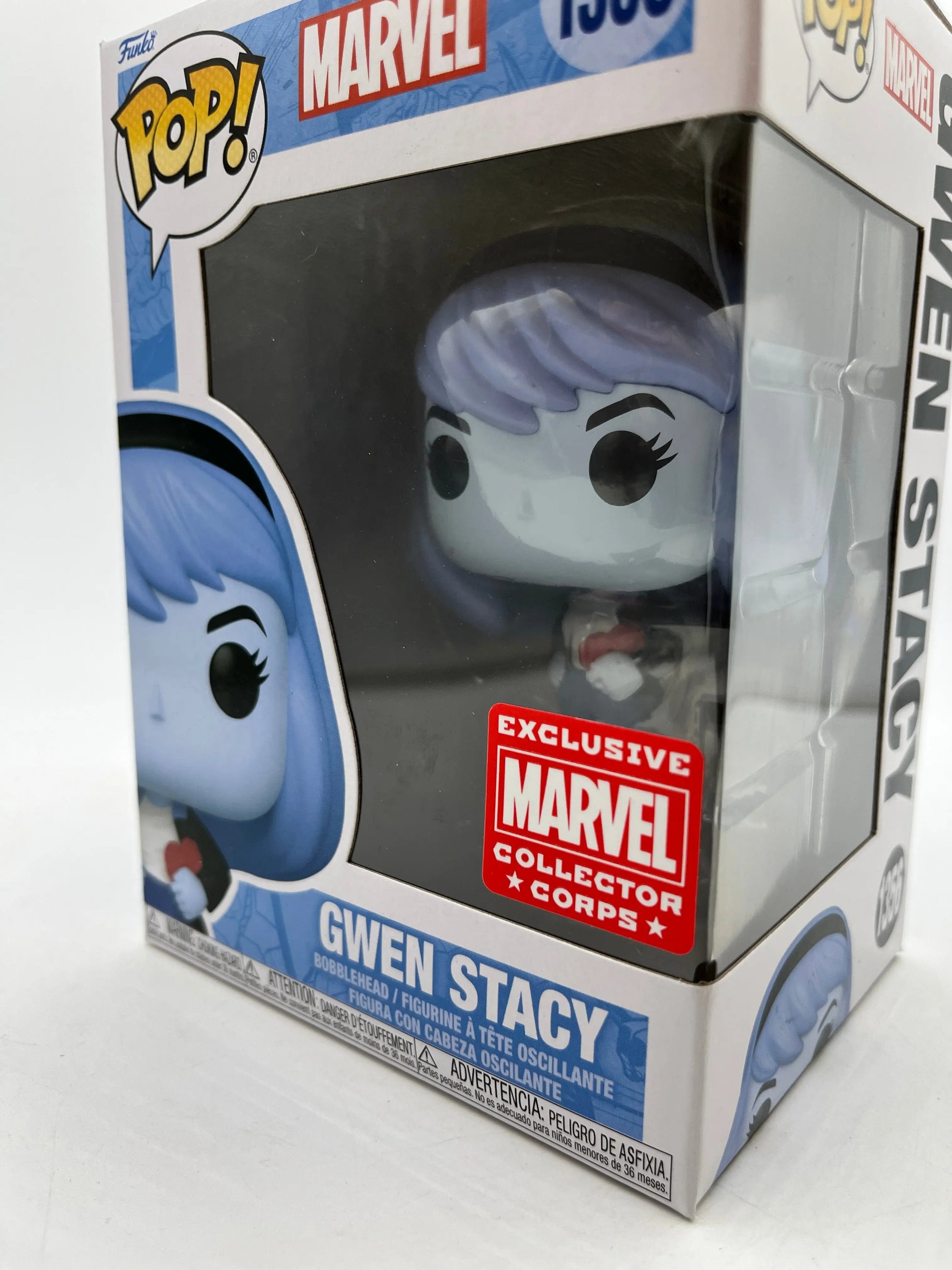 Funko POP! Marvel Gwen Stacy #1456 - Exclusive Collectors Corp FRENLY BRICKS - Open 7 Days