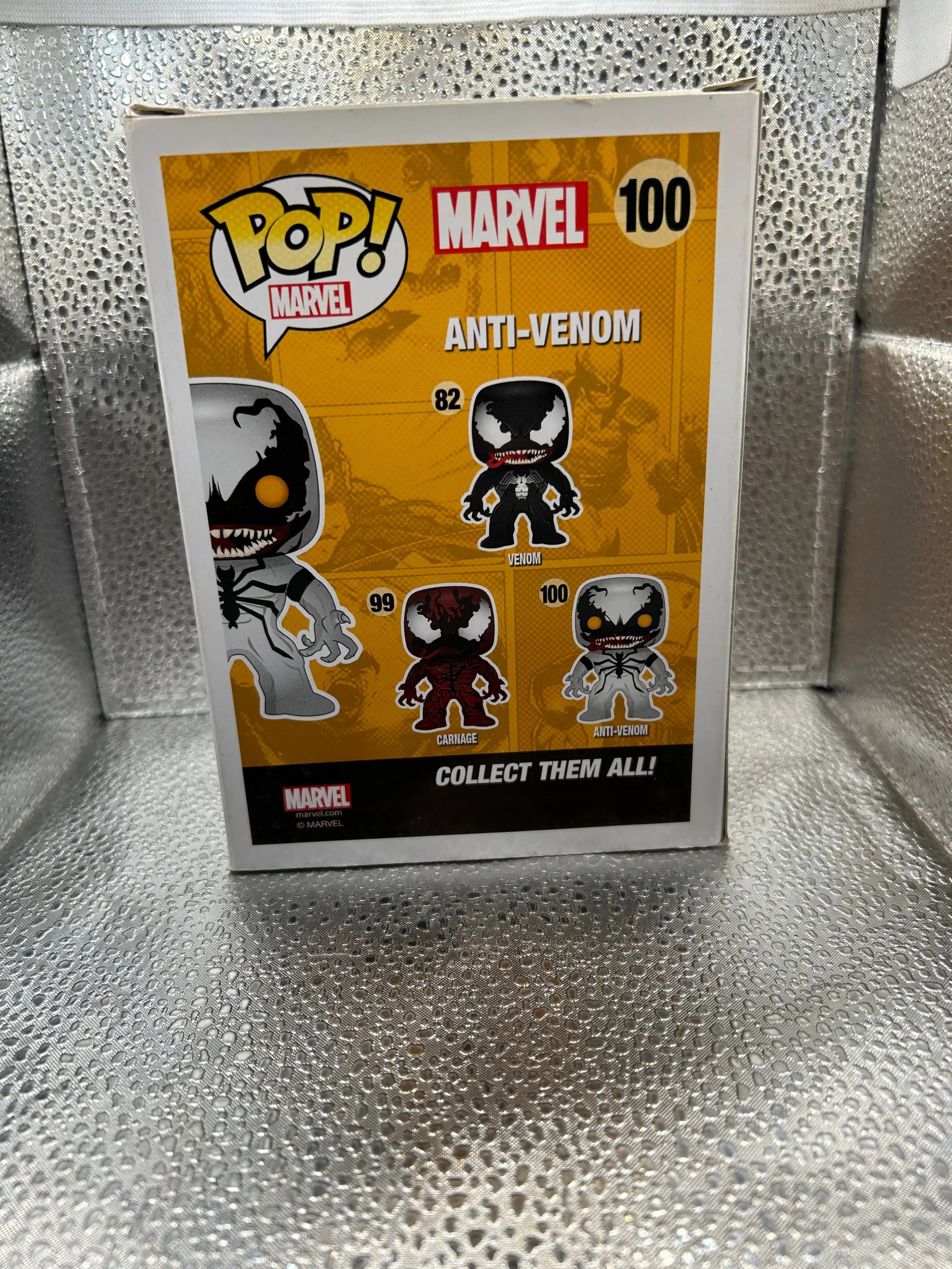 Funko Pop Vinyl Marvel #100 Anti-Venom FRENLY BRICKS - Open 7 Days