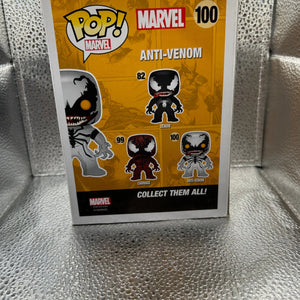 Funko Pop Vinyl Marvel #100 Anti-Venom FRENLY BRICKS - Open 7 Days