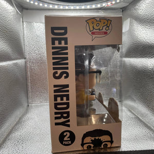 Funko Pop! 2 Pack Jurassic Park Entertainment Earth Dennis Nedry & Dilophosaurus FRENLY BRICKS - Open 7 Days