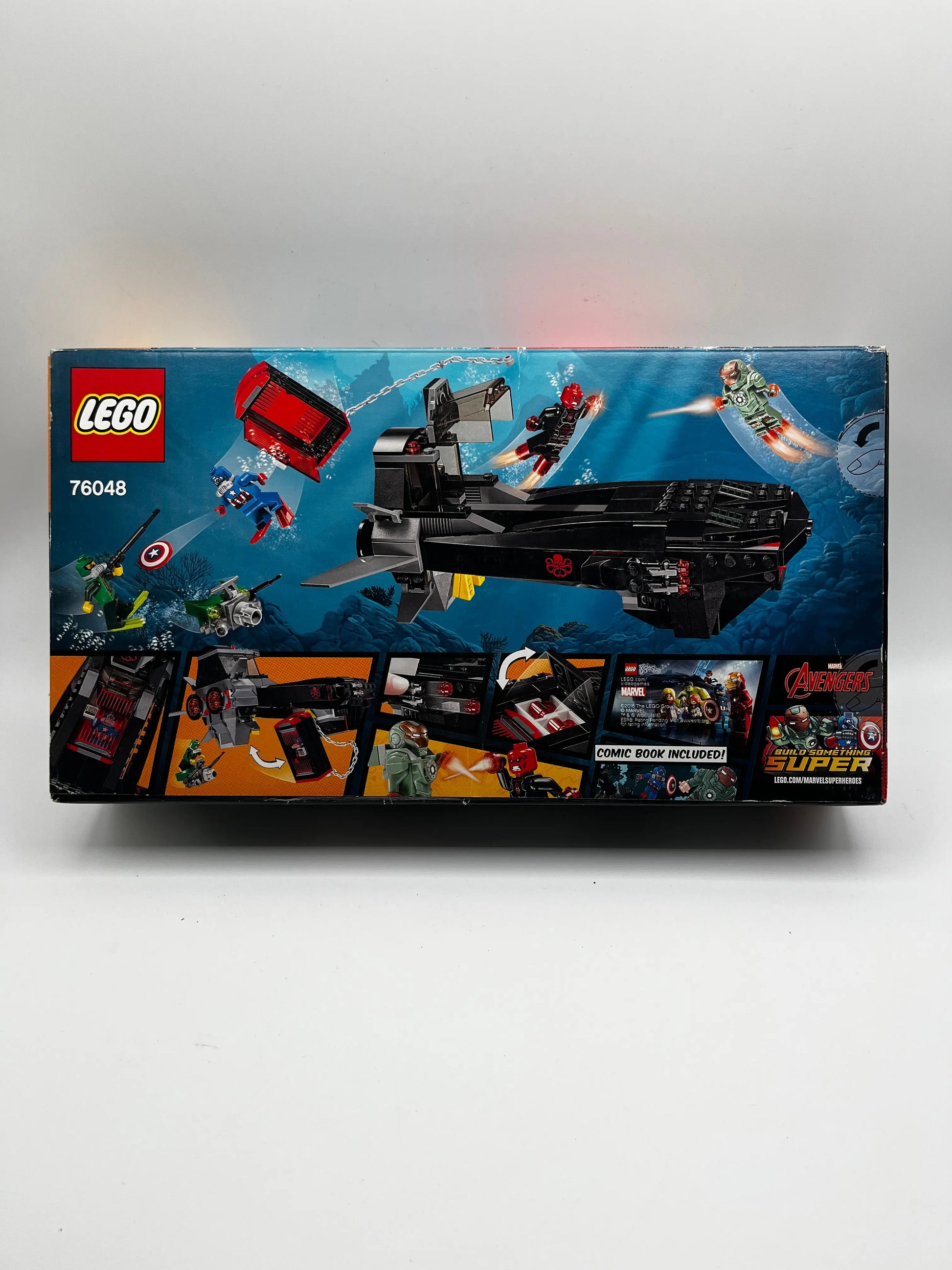 LEGO Marvel Super Heroes Iron Skull Sub Attack 76048 FRENLY BRICKS - Open 7 Days