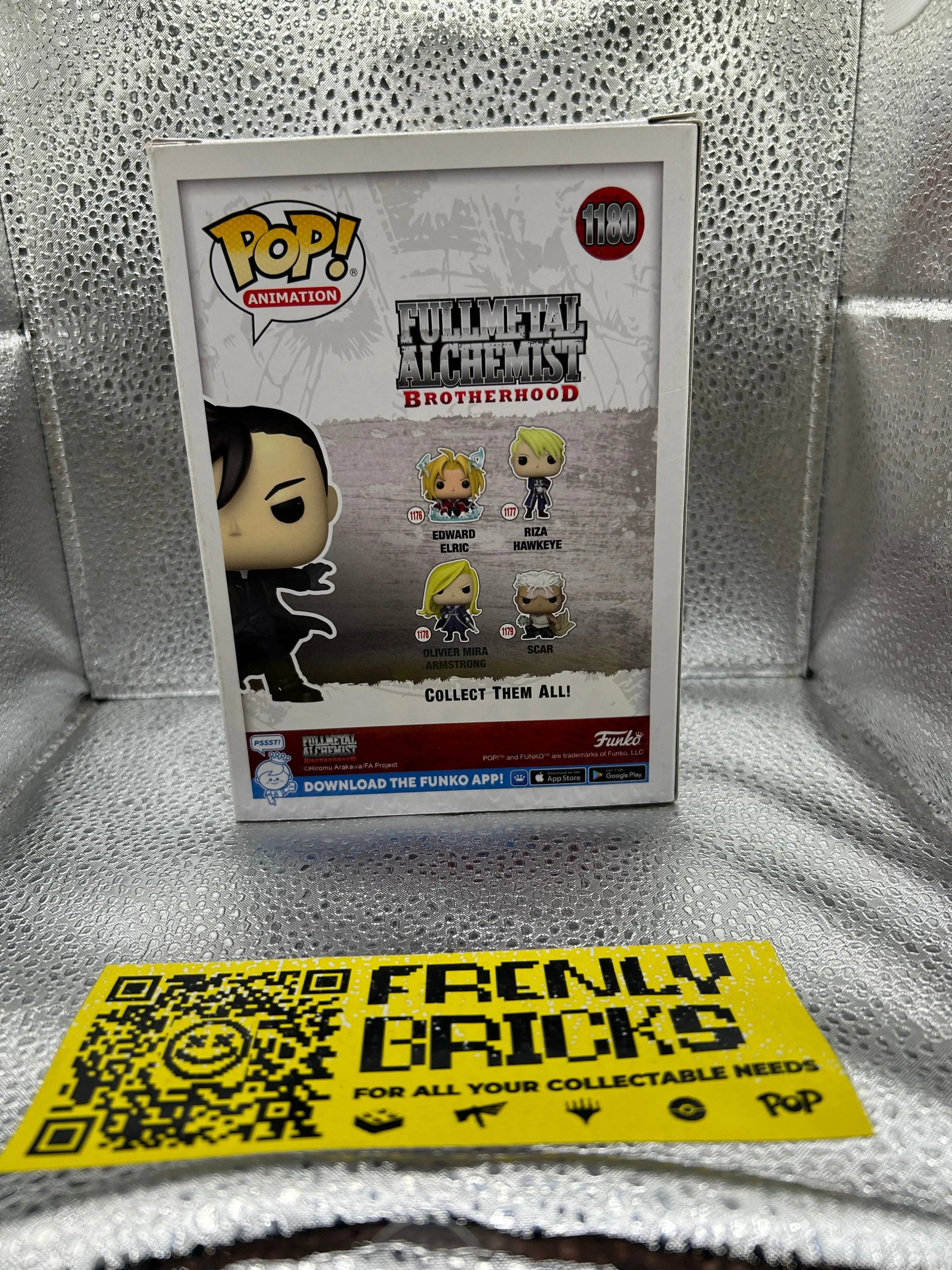 Pop Vinyl #1180 Greed Fullmetal Alchemist FRENLY BRICKS - Open 7 Days