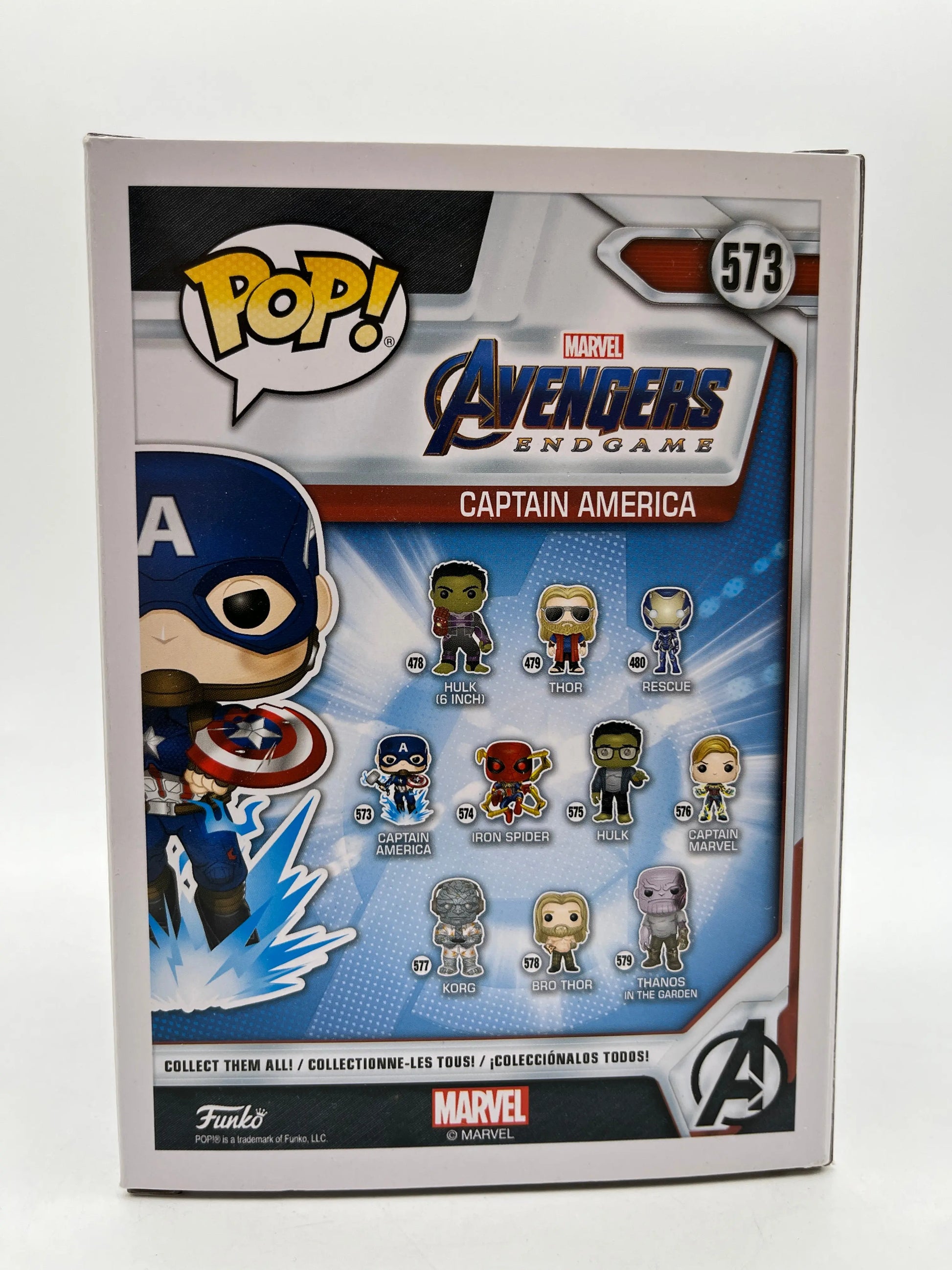 Funko POP! Marvel Avengers Endgame Captain America #573 - Vinyl Collectable FRENLY BRICKS - Open 7 Days