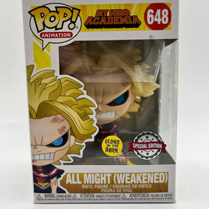 Funko POP! Animation My Hero Academia All Might (Weakened) #648 - Vinyl Collectable FRENLY BRICKS - Open 7 Days