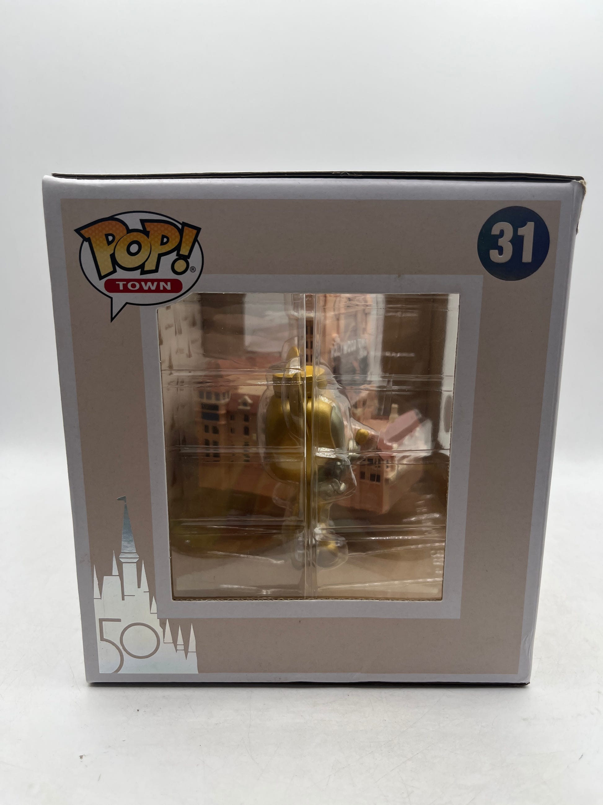 Funko Pop Hollywood Tower Hotel and Mickey Mouse Gold #31 (Disney Exclusive) image 2