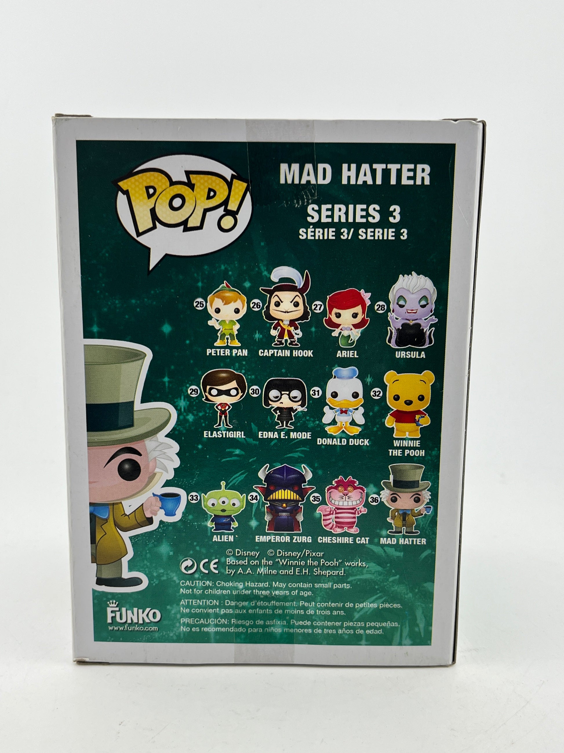 Funko POP! Disney Alice In Wonderland - Mad Hatter #36 - Vinyl Collectable FRENLY BRICKS - Open 7 Days