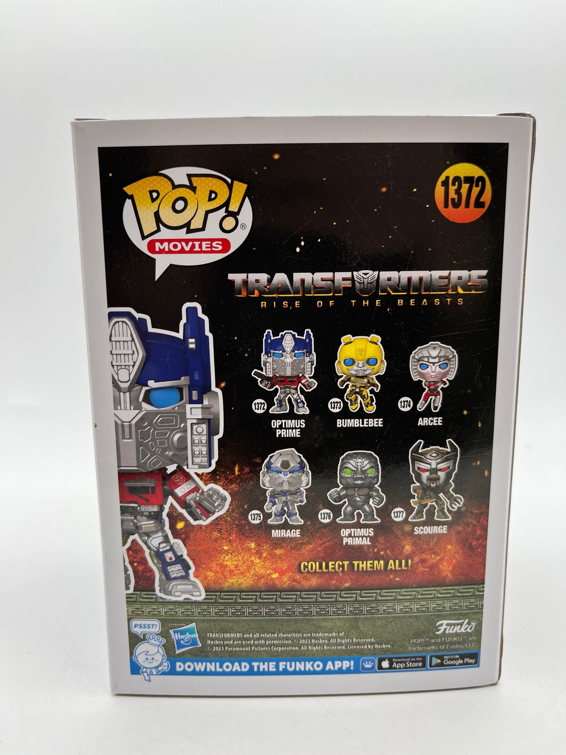 Funko POP! Movies Transformers Rise Of The Beasts Optimus Prime #1372 - Vinyl Collectable FRENLY BRICKS - Open 7 Days