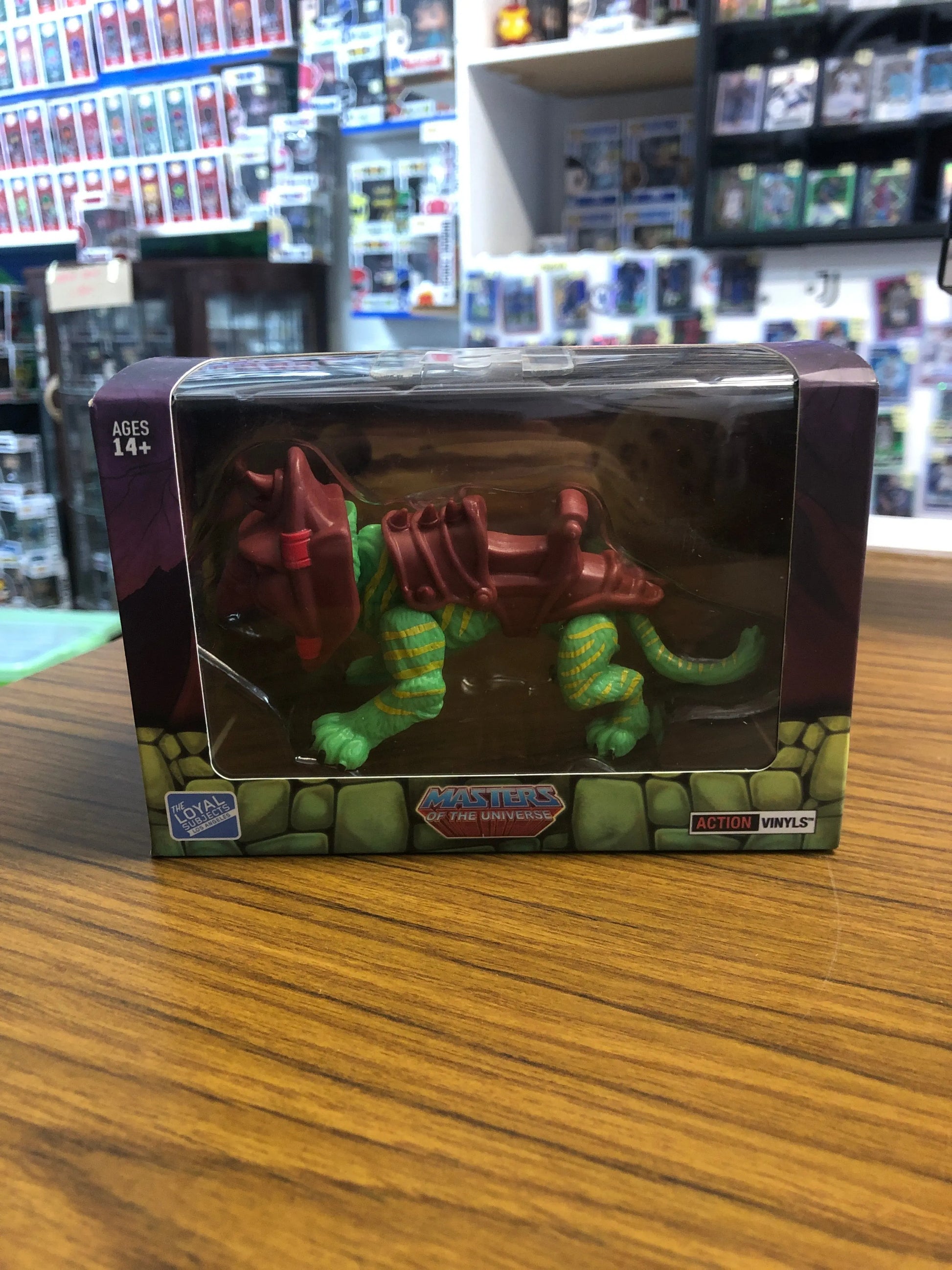 Brand New Sealed Masters of the Universe Battle Cat Loyal Subjects FRENLY BRICKS - Open 7 Days