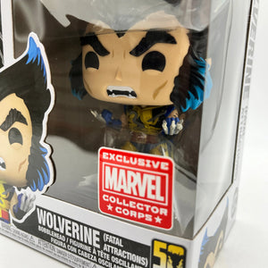 Funko POP! Marvel Wolverine (Fatal Attraction) #1372 - Exclusive Marvel Collectors Corps FRENLY BRICKS - Open 7 Days