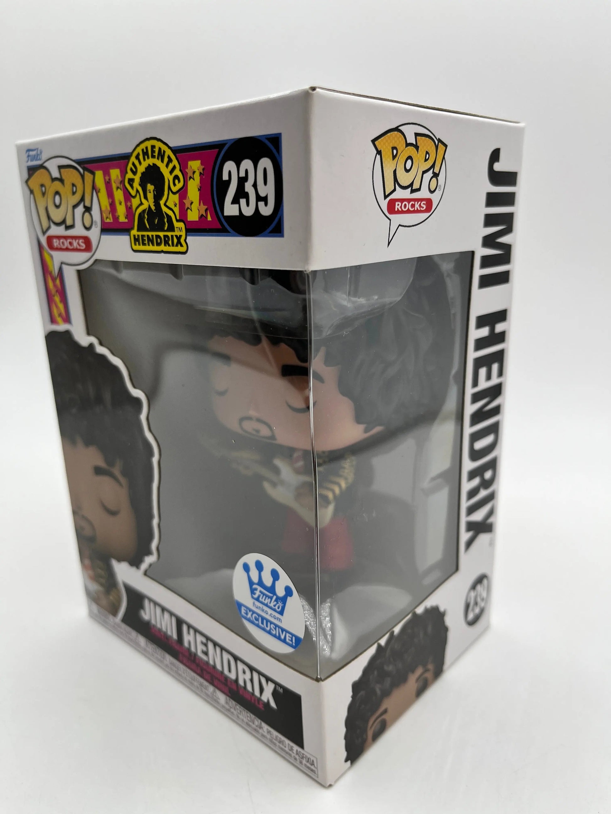 Funko POP! Rocks Authentic Hendrix - Jimi Hendrix #239 - Funko Exclusive FRENLY BRICKS - Open 7 Days