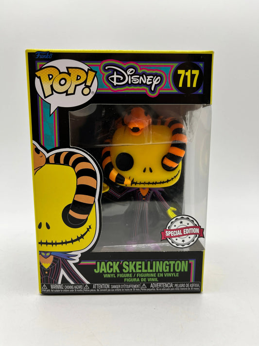 Funko POP! Disney Nightmare Before Christmas - Jack Skellington #717 Blacklight Edition FRENLY BRICKS - Open 7 Days