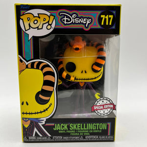 Funko POP! Disney Nightmare Before Christmas - Jack Skellington #717 Blacklight Edition FRENLY BRICKS - Open 7 Days