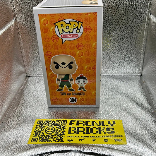 Pop Vinyl Dragon Ball Z 384 Tien And Chiaotzu FRENLY BRICKS - Open 7 Days