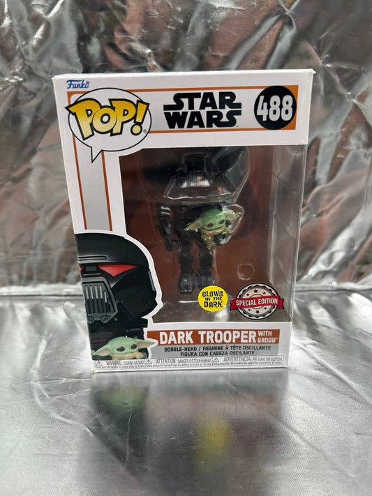 Funko POP Star Wars - Star Wars - Dark Trooper #488 FRENLY BRICKS - Open 7 Days