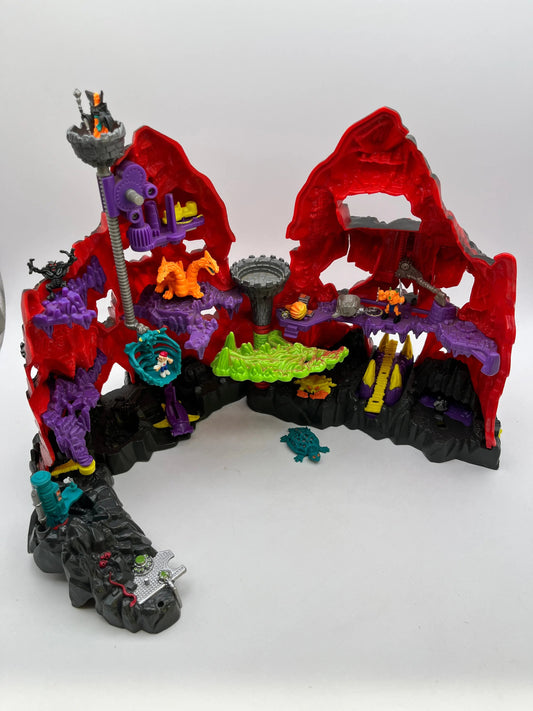 Vintage 1992 Bluebird Mighty Max Skull Mountain Volcano Playset + Accessories FRENLY BRICKS - Open 7 Days