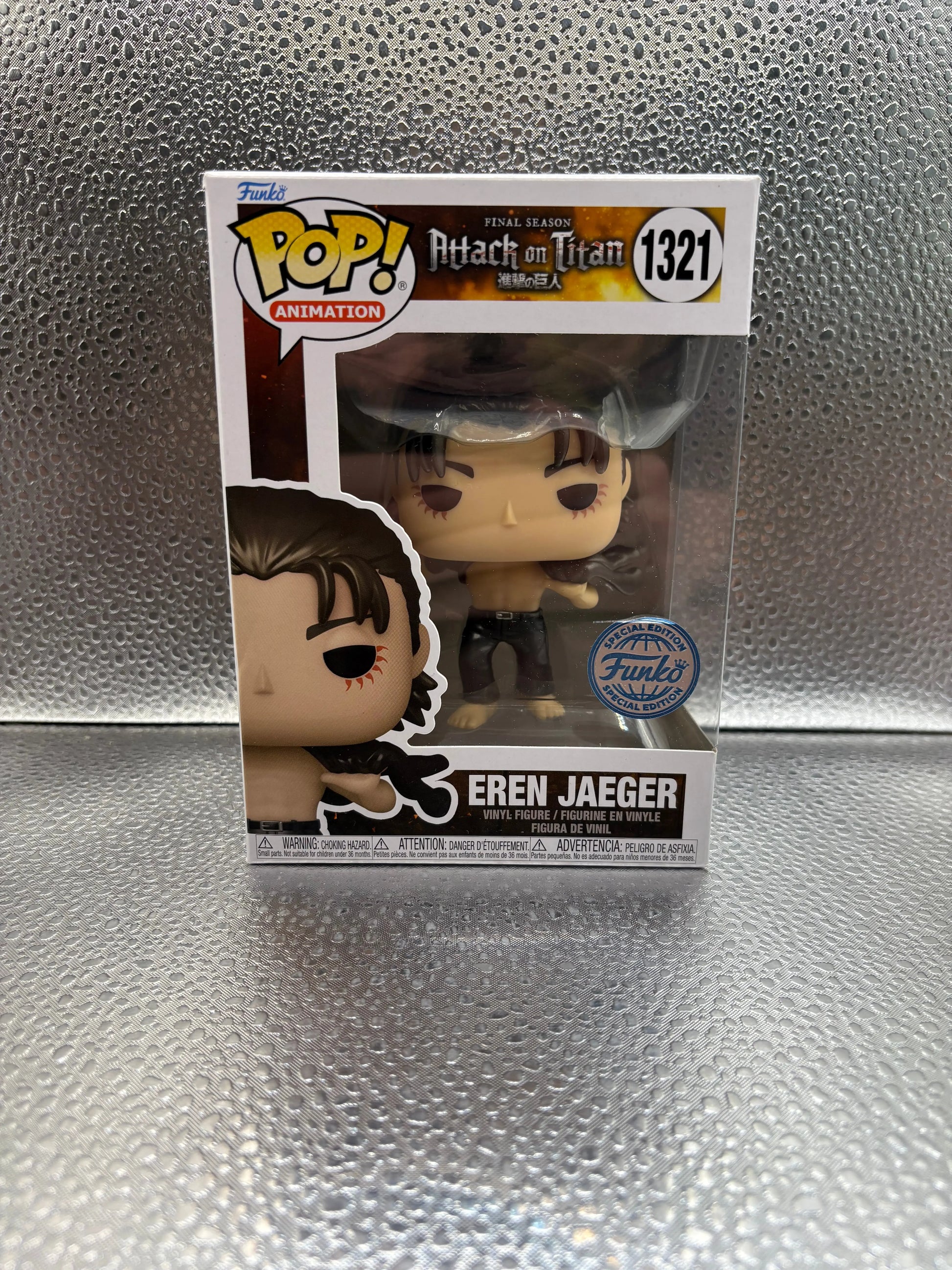 Funko pop Vinyl #1321 Attack On Titan Eren Jaeger FRENLY BRICKS - Open 7 Days