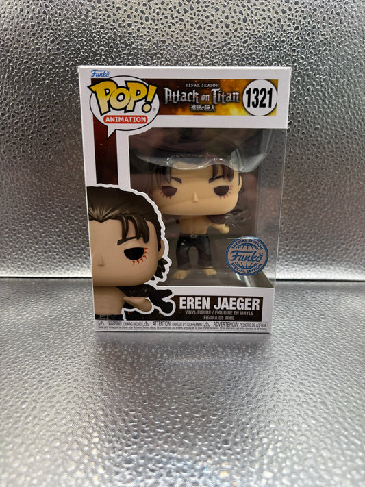 Funko pop Vinyl #1321 Attack On Titan Eren Jaeger FRENLY BRICKS - Open 7 Days