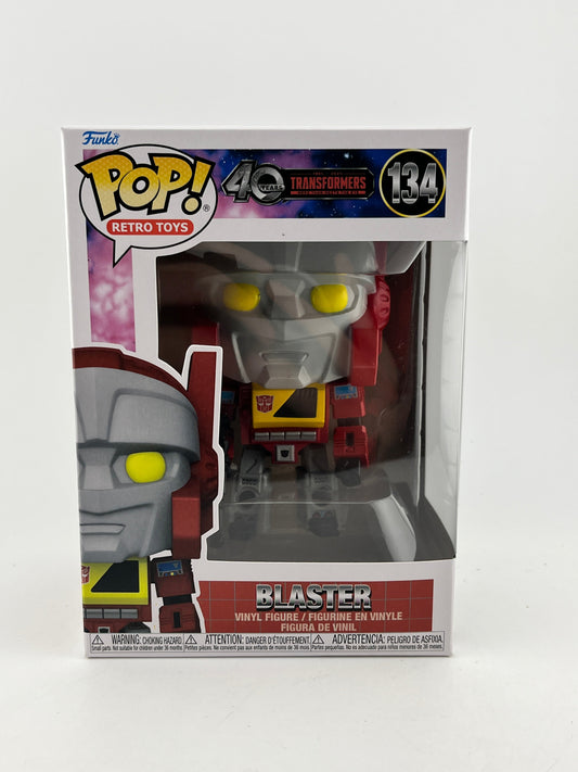 Funko POP! Retro Toys Transformers 40th Anniversary - Blaster #134 - Vinyl Collectable FRENLY BRICKS - Open 7 Days