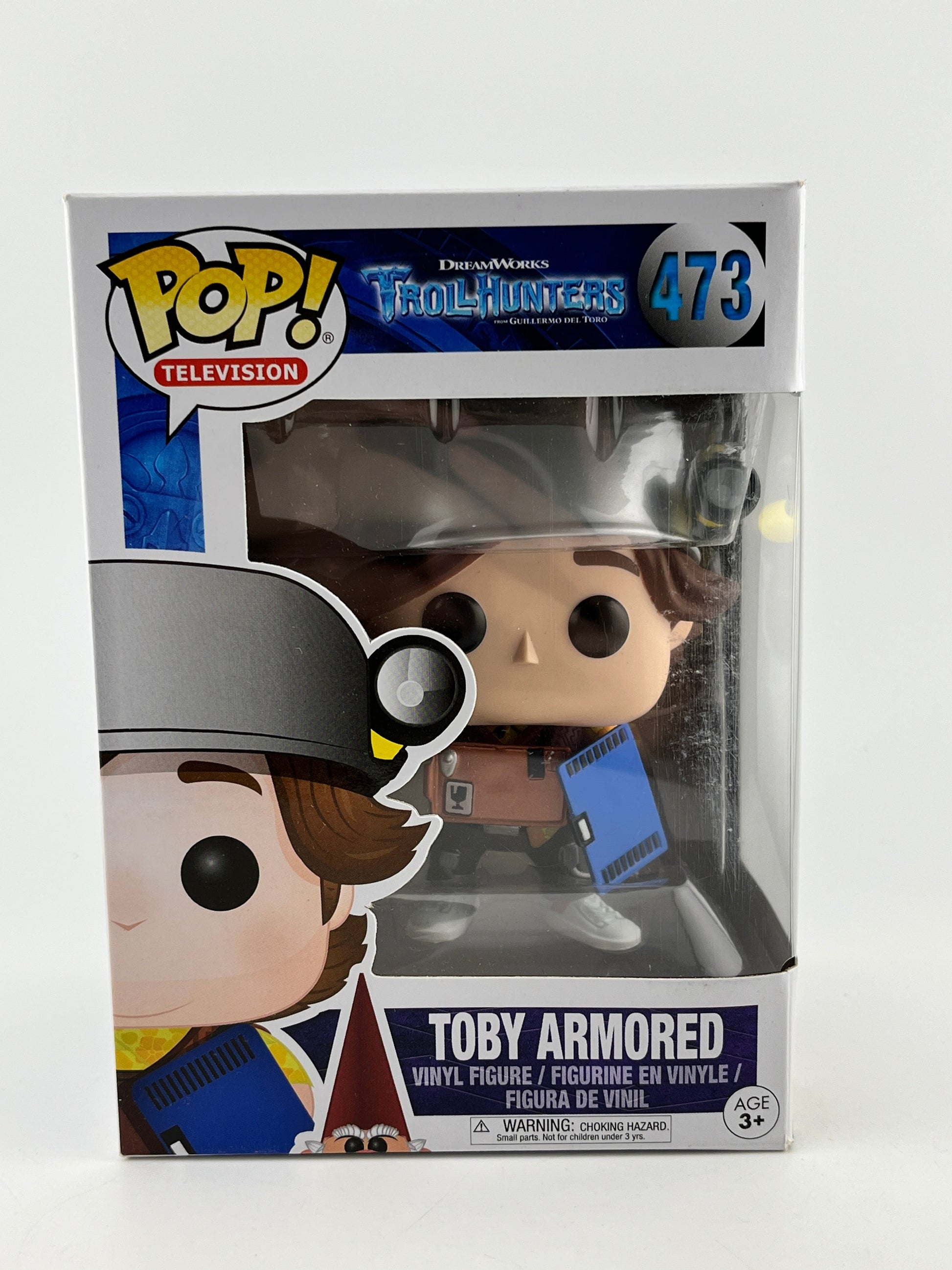 Funko POP! Television Troll Hunters - Toby Armoured #473 - Vinyl Collectable FRENLY BRICKS - Open 7 Days