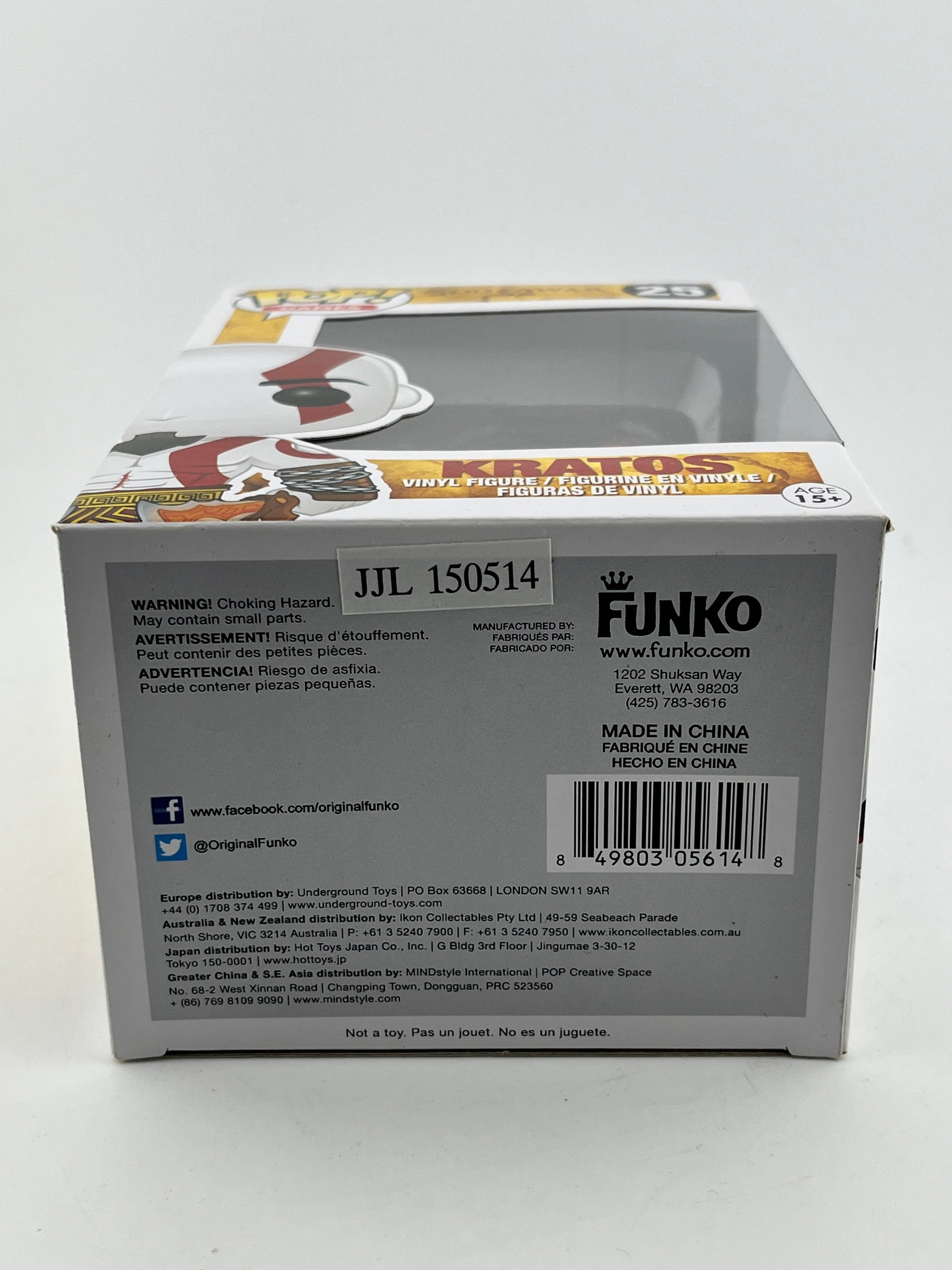 Funko POP! Games God Of War - Kratos (Black) #25 - Exclusive - Vinyl Collectable FRENLY BRICKS - Open 7 Days