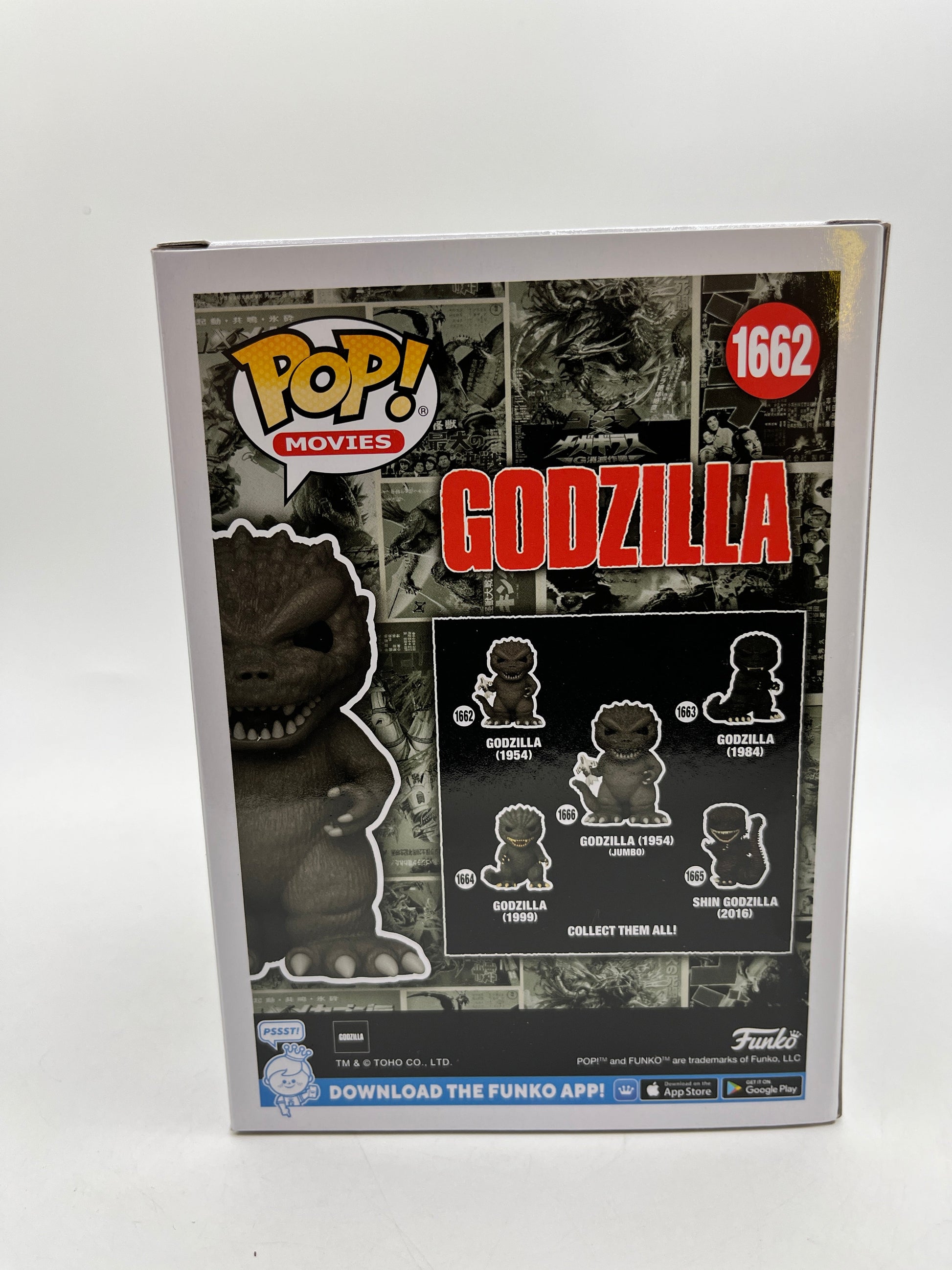 Funko POP! Godzilla - Godzilla (1954) #1662 - Vinyl Collectable- Special Edition FRENLY BRICKS - Open 7 Days
