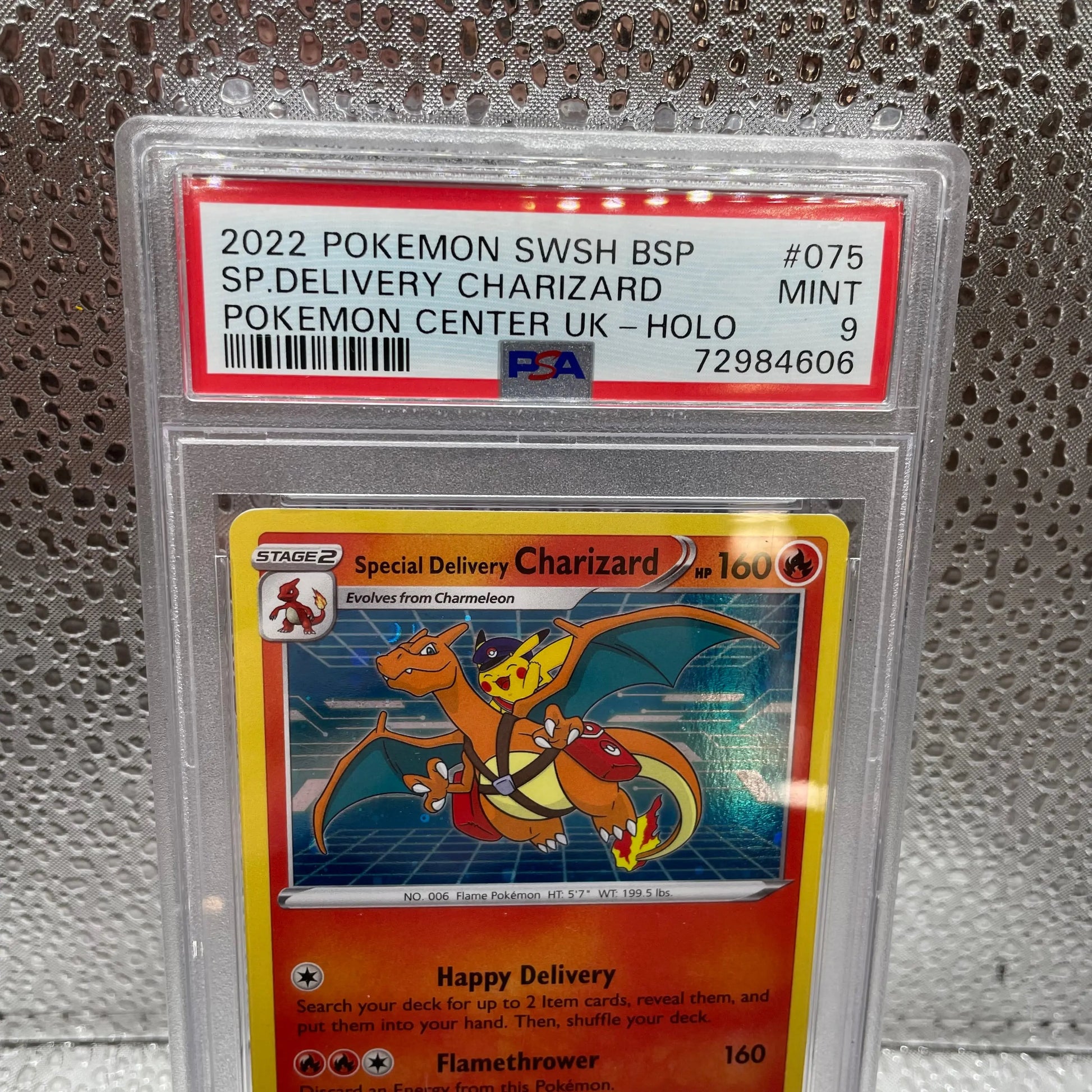 2022 Special Delivery Charizard with Pikachu Pokemon Centre Exclusive PSA 9 MINT FRENLY BRICKS - Open 7 Days