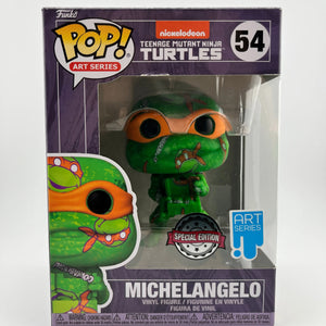 Funko POP! Art Series TMNT Michelangelo #54 - Special Edition FRENLY BRICKS - Open 7 Days