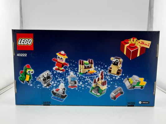 Lego Christmas 24 In 1 - 40222 - Sealed FRENLY BRICKS - Open 7 Days