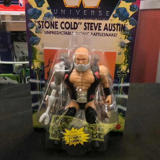 Masters of the WWE Universe “Stone Cold” Steve Austin New Action Figure FRENLY BRICKS - Open 7 Days