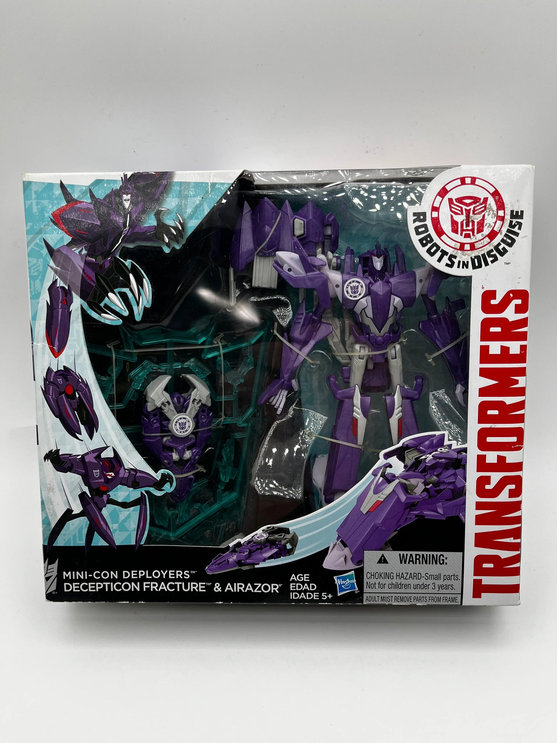 Hasbro Transformers Robots in Disguise Mini-Con Deployers Decepticon Fracture & Airazor FRENLY BRICKS - Open 7 Days