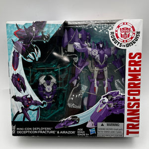 Hasbro Transformers Robots in Disguise Mini-Con Deployers Decepticon Fracture & Airazor FRENLY BRICKS - Open 7 Days