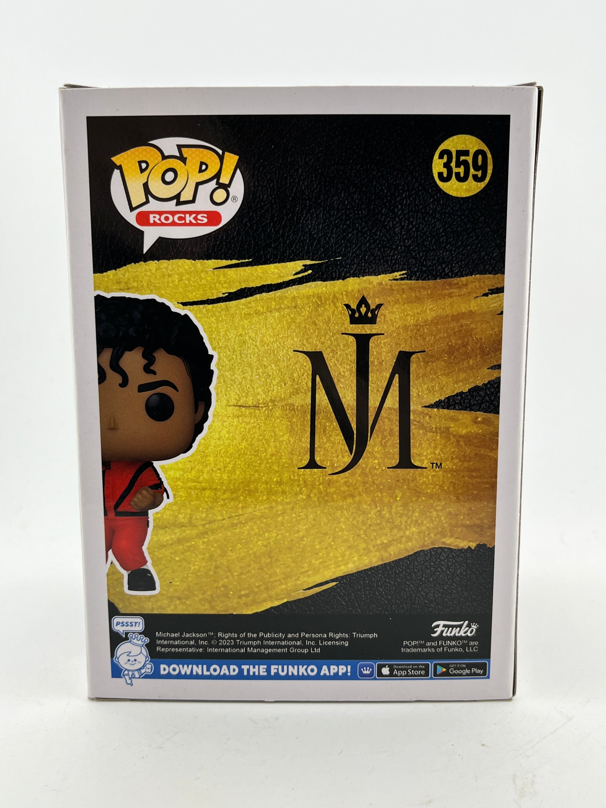 Funko POP! Rocks MJ - Micheal Jackson #346 - Vinyl Collectable FRENLY BRICKS - Open 7 Days