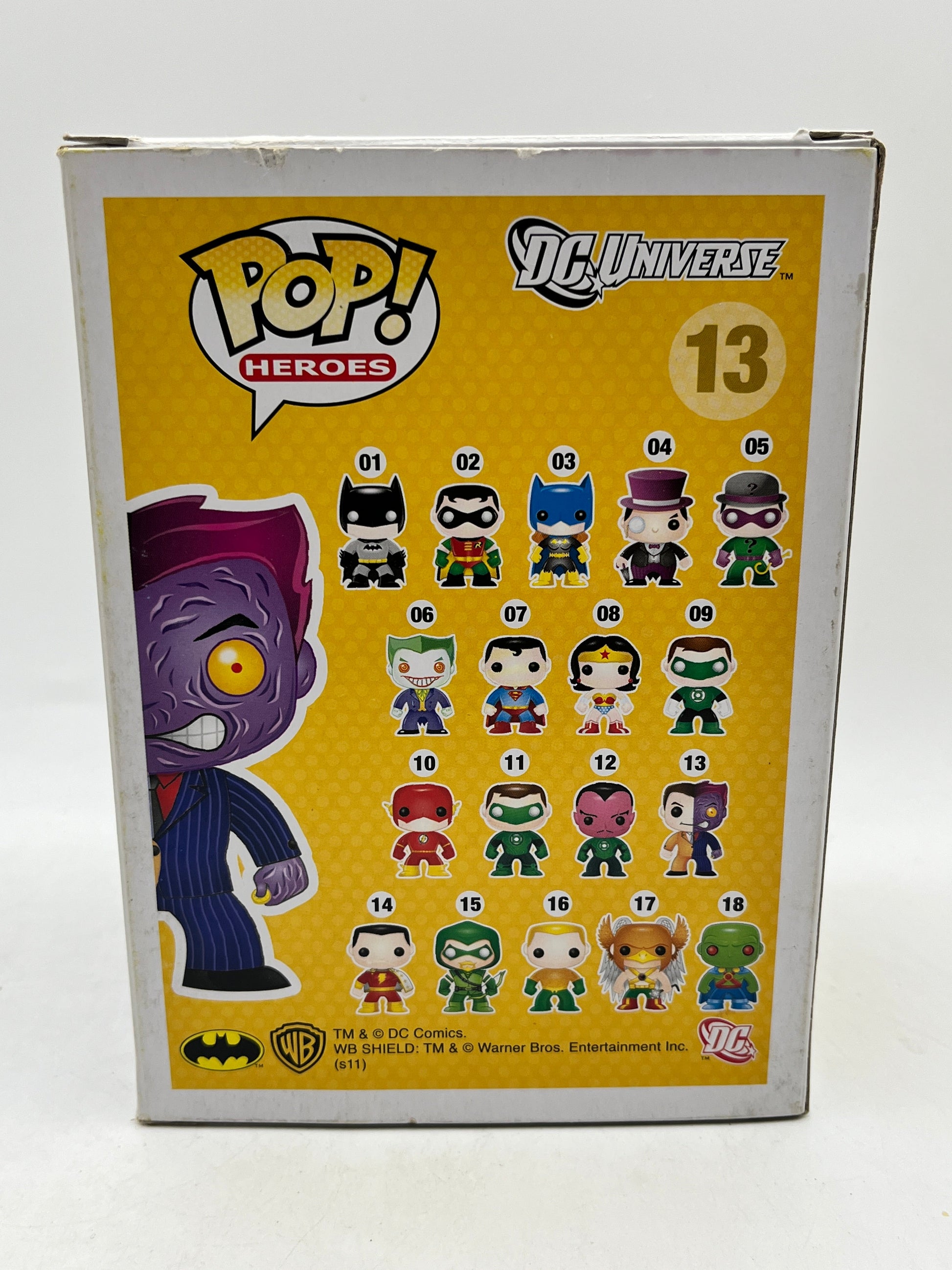 Funko POP! Heroes DC Universe - Two-Face #13 - Vinyl Figure - Original FRENLY BRICKS - Open 7 Days