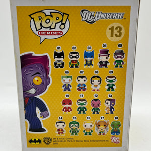 Funko POP! Heroes DC Universe - Two-Face #13 - Vinyl Figure - Original FRENLY BRICKS - Open 7 Days